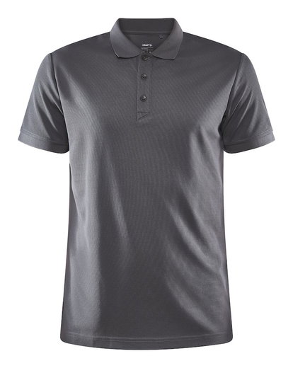 Craft Sport-Polo Core Unify (funkcjonalny poliester z recyklingu) granitowy męski